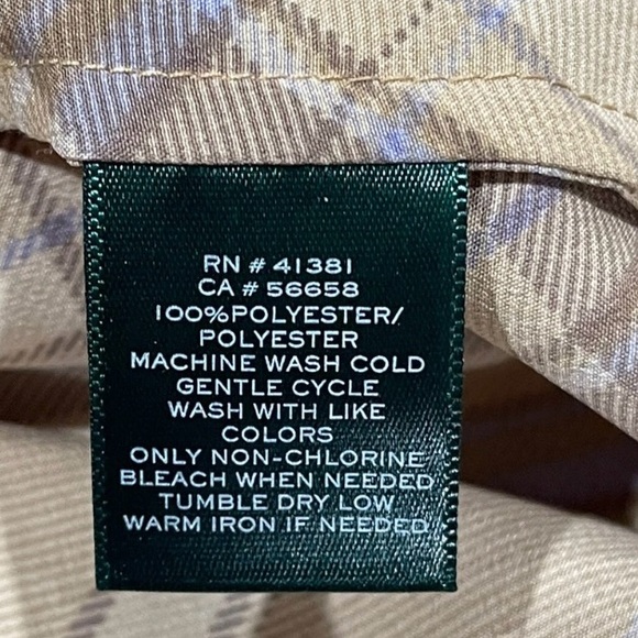 Lauren Ralph Lauren Long Sleeve Plaid Shirt Dress and Belt Size 10 - Picture 5 of 12